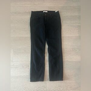 See by Chloe Black Logo Slim Fit Jeans Size 27